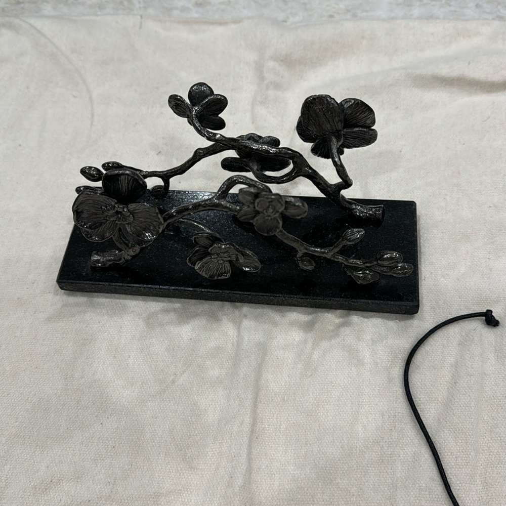 Michael Aram Black Orchid napkin holder